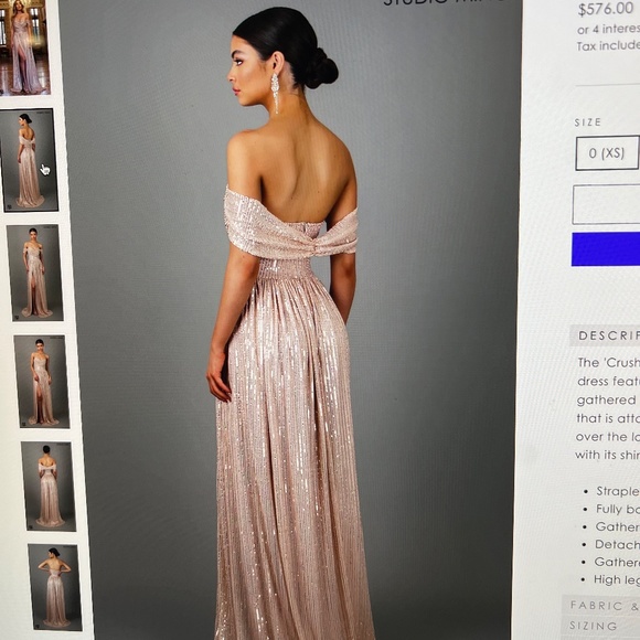 Studio Minc Champagne Crush Gown - Picture 3 of 9